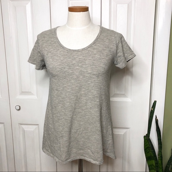 Lularoe micro-striped classic Tee, soft cotton - Picture 1 of 5